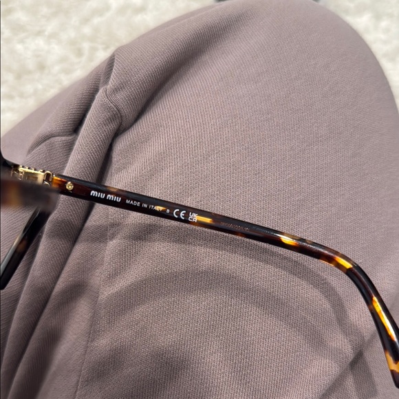 Miu Miu Tortoise Regard Glasses Honey Havana - Picture 3 of 5